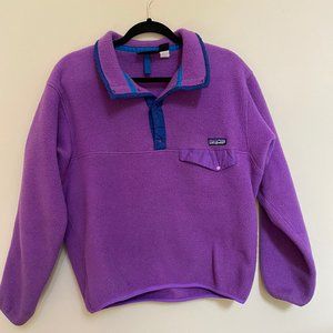 Purple Patagonia T Snap Pullover